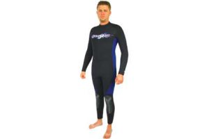 This image portrays Ocean Quest Titanium Wetsuit by California Diving News.