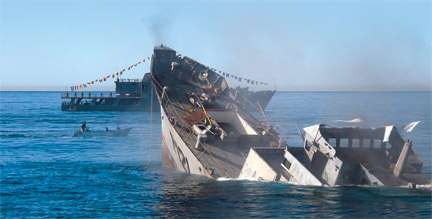 Former Patrol Boat Sunk As Dive Attraction Off Baja California Coast