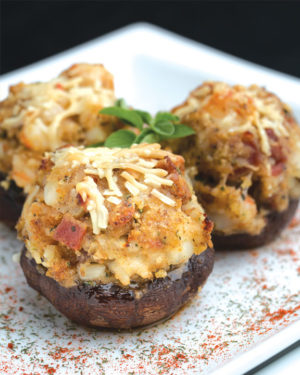 Savory Scallop-Stuffed Mushrooms