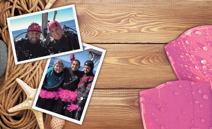 Going Pink in the Deep Blue: Scuba Divers Unite to Fund Breast Cancer Research