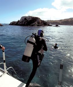 This image portrays The Jewel of Emerald Bay: Indian Rock by California Diving News.