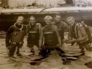 This image portrays Remembering Chuck Nicklin: "The Man Who Rode the Whale" by California Diving News.
