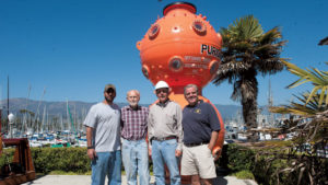 This image portrays Celebrating Santa Barbara as the Birthplace of Deepwater Diving Technology by California Diving News.